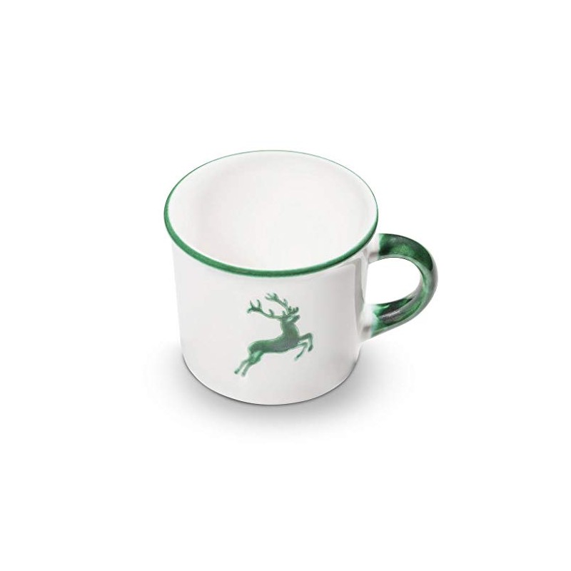 GMUNDNER KERAMIK Coffee Pot Smooth Capacity 0.24 Litres Green Deer
