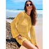 ANRABESS Women Swimsuit Crochet Swim Cover Up 2025 Summer Bathing