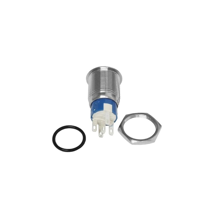 WITTKOWARE 22 mm Stainless Steel Push Button with LED Lighting