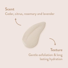 PAUME Exfoliating Hand Wash, Silicon-Free, Paraben-Free, Vegan, No Artificial Fragrances, Microbeads for Gentle Cleanse & Essential Oil Infused Scent, 10 oz