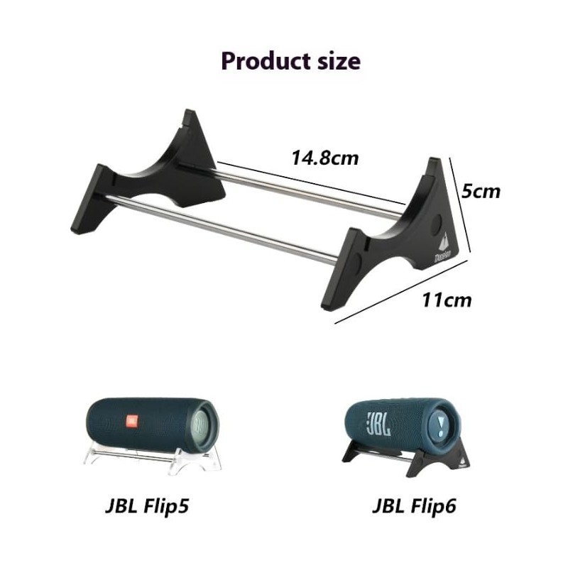 JBL Flip7/6/5/4 Bluetooth Sound Compatible Speaker Stand Holder Transparent Show