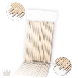 Nail Art Wood Stick Nail Cuticle Cleaning Parts Attaching Tool Wooden Stick Large Capacity Beauty, 1 Piece, See Details Page / 네일아트 우드 막대 손톱 큐티클 정리 파츠 붙이기 도구 목재 스틱 대용량 미용, 1개, 상세페이지 참조