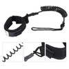 Flexible PU Cord Board Leash, 5mm Coiled Spring Stand Up