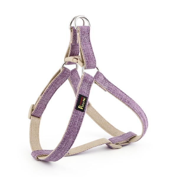 Plutus Pet Cotton Hemp Step in Dog Harness, Sustainable, Lightweight