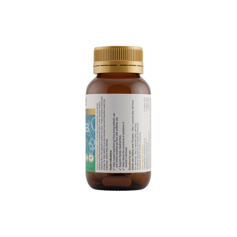 Herbs Of Gold Probiotic + Sb 60 Vege Capsules