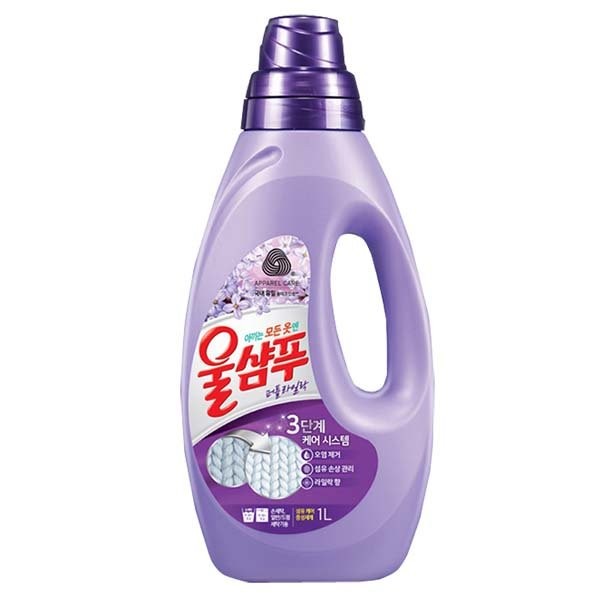 Wool Shampoo Purple Lilac 1L Container Single Item / 울샴푸