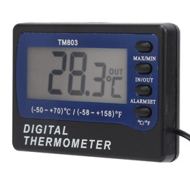 TM803 Digital Refrigerator Thermometer Temperature Meter with Alarm Function Freezer Thermometer Test Tool for Cabinets