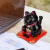Lucky Cat Solar Powered Cute Decorative Wealth Welcoming Waving Fortune