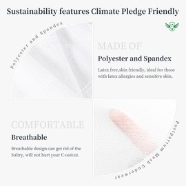 HANSILK 8 Count Mesh Underwear Postpartum, Disposable C Section Underwear for Women, Breathable Mesh Panties for Delivery Surgical