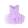 Tutu.kk Little Girls Sparkly Tulle Dress Sleeveless Skirted with Fluffy