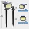 WENATY Solar Spot Lights Outdoor Waterproof IP65, 2 Pack Landscape