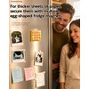3D Egg Tray Refrigerator Magnets Set, Cute Mini Egg Fridge