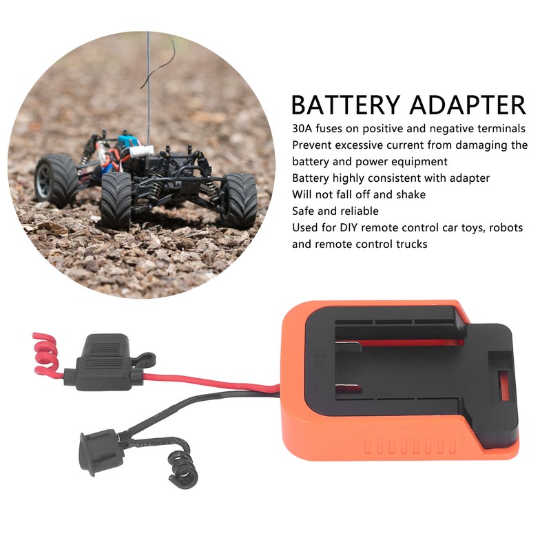 Battery Adapter Dock 40V Power Source Connector with 30A Fuse