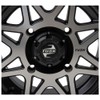 4/156 Tusk Tintic Wheel 15x7 5.0 + 2.0 Machined/Black For