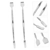 Baluue 2sets Face Beauty Tools Pore Scraper Stainless Steel Blackhead