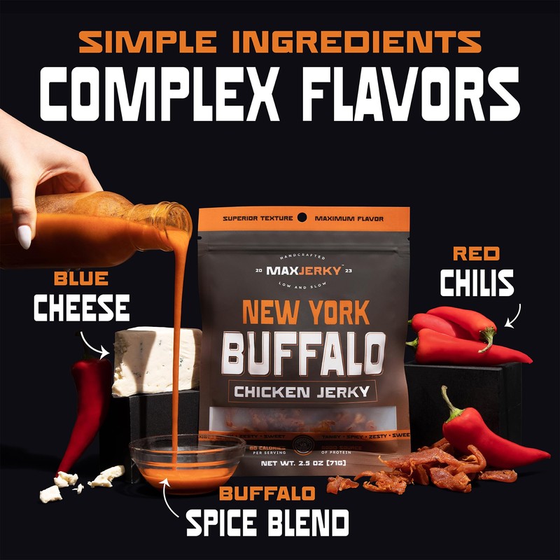 MaxJerky Jerky Variety Pack, Montreal Maple Bacon, Texas BBQ Beef