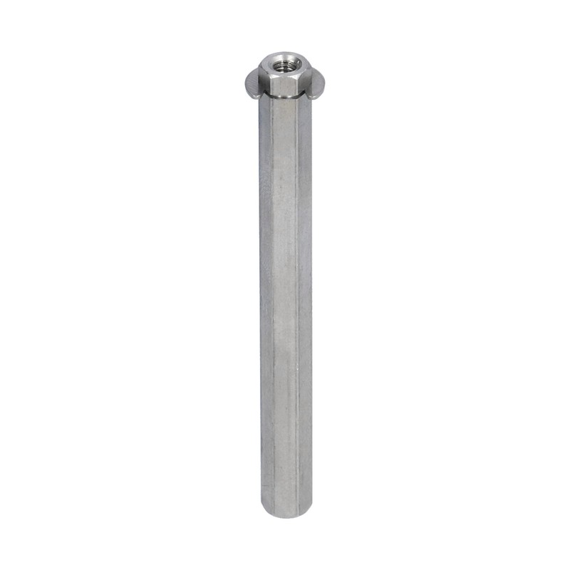 5Pcs Long Rod Nut Hex Coupling Female Threaded Straight Bar