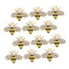 SUPVOX 12pcs Alloy Bee Nail Charms Cute DIY Nail Art