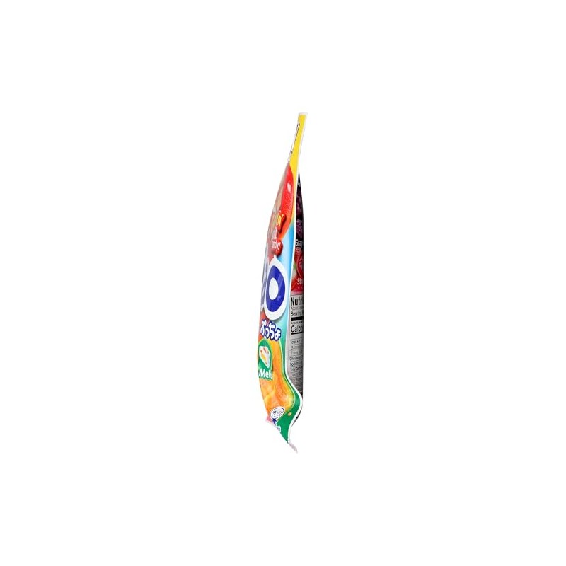 UHA Mikakuto Soft Candy with Gummy Bits, 4 Fruit Flavors,