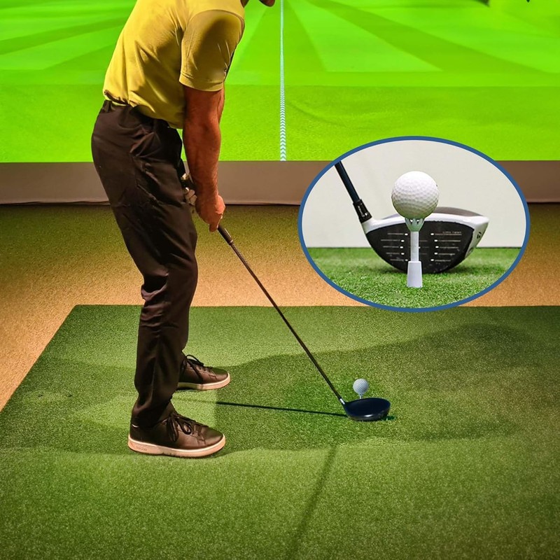 Fraser Fitness Adjustable Golf Tee, Golf Mat Tees for Driving