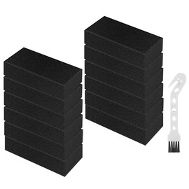 12 Pack EX201 Replacement Filter Compatible with Shark CarpetXpert EX201 EX150 EX150C EX200 EX200C EX300 Upright Deep Carpet Cleaners - 12-Pcs Filter Sponges and 1 Cleaning Tool