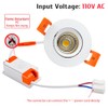 LightingWill 2inch LED Dimmable Downlight, 3W COB Recessed Ceiling Light,
