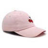 JPAK Cherries Premium Dad Hat Embroidered Cotton Baseball Cap Fruit