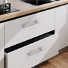 9BUILD 10 Pack Brushed Satin Nickel Cabinet Handles 128MM Hole