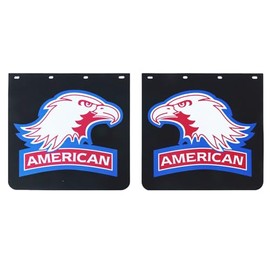 TAIROD 2024 New Upgrade Mud Flap for Pickup Semi Truck/Trailer with Eagle Design, Universal Heavy Duty Rubber MudFlaps, 24x24 inch 2 Pack (Egale)