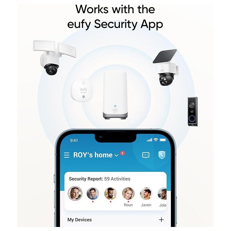 eufy Security Water and Freeze Sensor with Remote Alerts, IP65