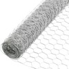 TINVHY Galvanized Hexagonal Wire Poultry Netting Mesh for Craft Projects
