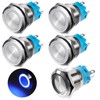 GUNGY Pressure Switch Waterproof 19 mm Button LED Switch 12V-24V