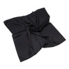 TrendsBlue Elegant Large Silk Feel Solid Color Satin Square Scarf