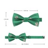 HISDERN Bow Ties for Boys Pre Tied Toddler Bow Tie