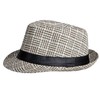 White Fang CZ161 Hat, Medium Folding Hat, Summer, Straw Hat,