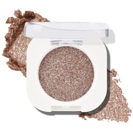 KYDA Single Glitter Eyeshadow, Champagne Pearl Glow Eyeshadow, Ultra-fine Lightweight Powder, Blendable Formula, Daily Glossy Eyes Makeup, Cowboy