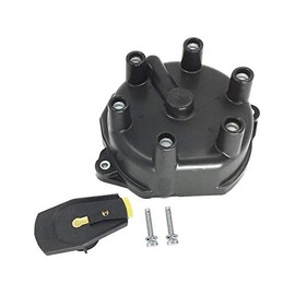 Distributor Cap and Rotor Kit - Compatible with 2000-2004 Nissan Xterra XE 3.3L V6