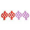 4pcs Pancake Mold 7 Hole Silicone Eggs Making Mold Nonstick