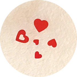 Charlon Hollow Heart Mix Red