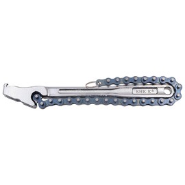 ZONADAH Crescent Chain Wrench - 410mm Length - Ratcheting Action - Perfect for Handling Large Pipe Fittings and Various Plumbing Tasks