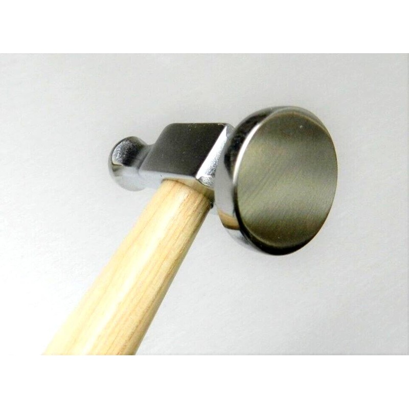 Jewelers Chasing Hammer 1-1/4" Flat Face Jewelry Silversmiths Metalwork 32mm