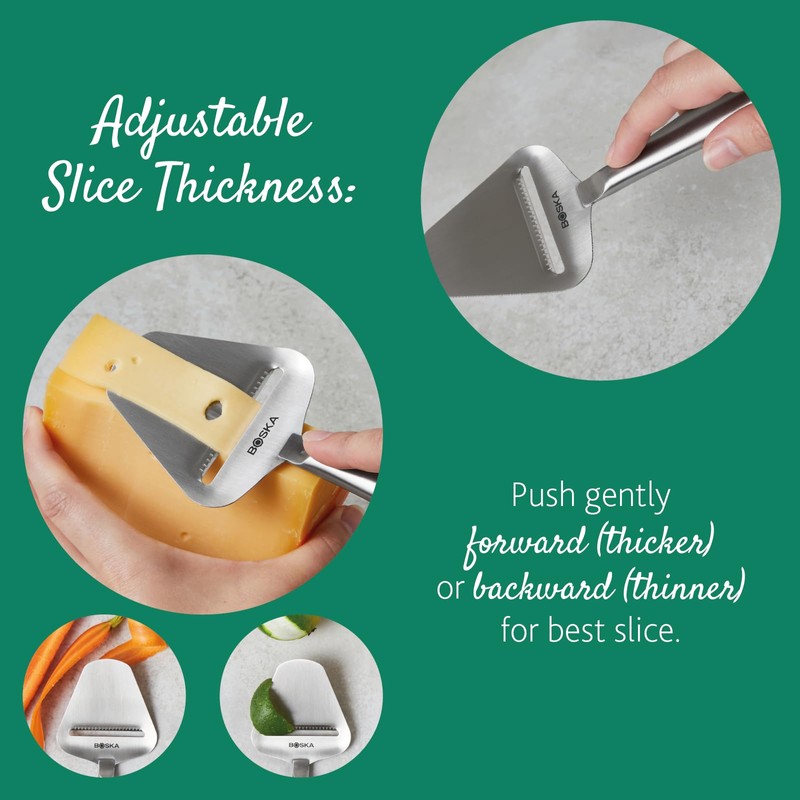 Boska Stainless Steel Cheese Slicer - Copenhagen For All Types