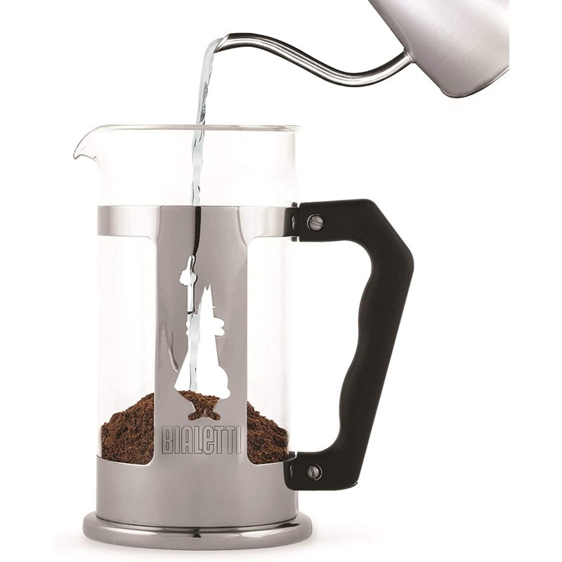 Bialetti Coffeepress French Press Coffee Maker, 8 Cup, Preziosa Stainless