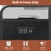 3-Tier Printer and Shredder Stand with Pull Out Shelf, 20"