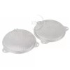 Unbranded Chrome Mesh Speaker Grills Cover For Harley Touring Electra