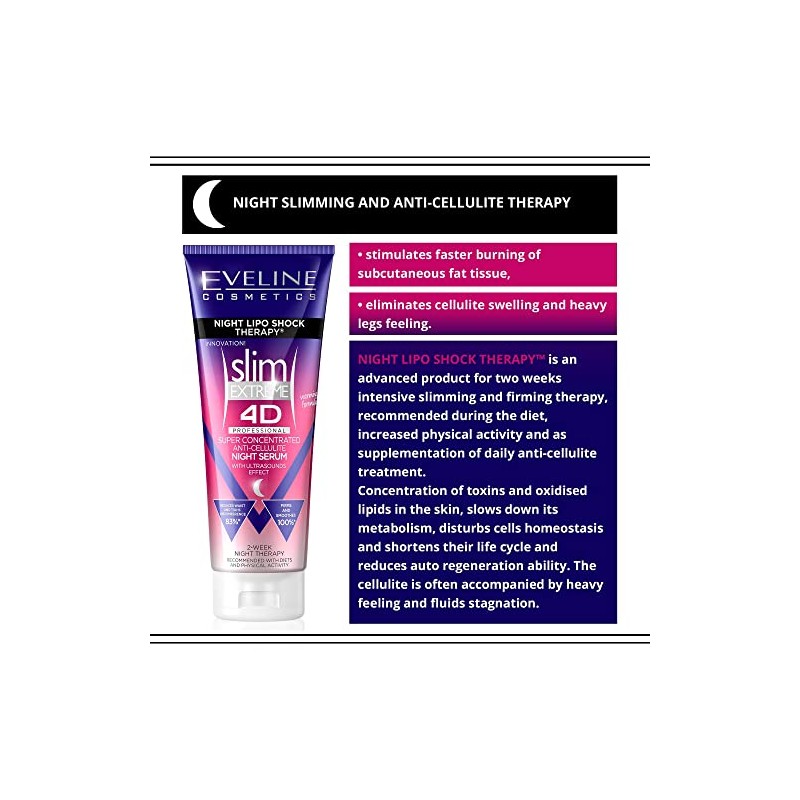 Eveline Cosmetics Crema de Celulitis Superconcentrada con Tratamiento de Choque