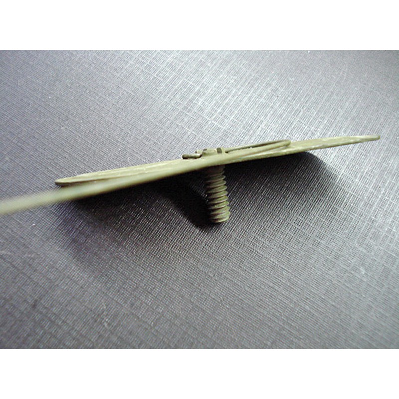 Auveco 10pcs NOS fender body side moulding clips nuts 1-3/4"