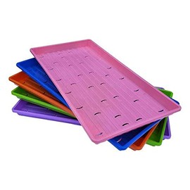 Bootstrap Farmer Microgreen 1020 Trays, Mulitcolor 30 Pack, Extra Strength with Holes Shallow Seed Plant Tray Grow Microgreens Wheatgrass Fodder Sprouting