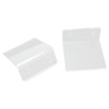 3PCS Clear Acrylic Display Rack Wall Mounted Floating Shelf for