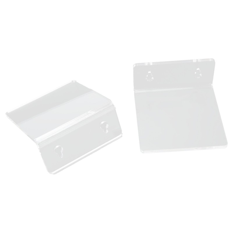 3PCS Clear Acrylic Display Rack Wall Mounted Floating Shelf for